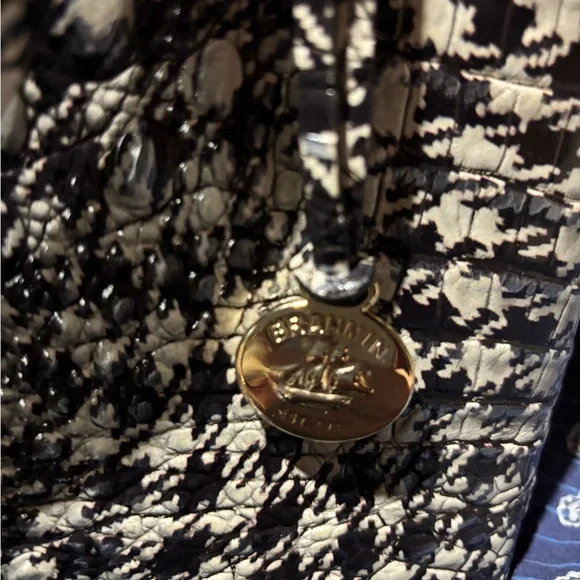 Brahmin houndstooth large duxberry Bag and wallet - Picture 2 of 7